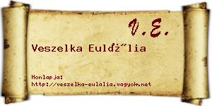 Veszelka Eulália névjegykártya